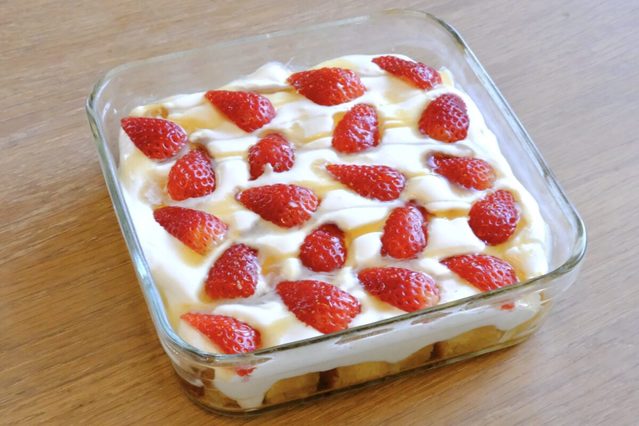 元気ママキッチン フルーツトライフルケーキ